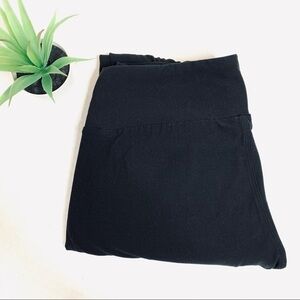 LULAROE OS Solid Black Leggings 130